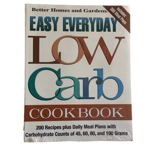 Low Carb Cookbook Better Homes Gardens 200 recipes Sealed New u